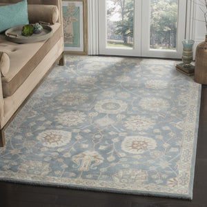 Heritage Hand Tufted Wool Rug from India - Luxurious Design for Elegant Home Décor and Comfort