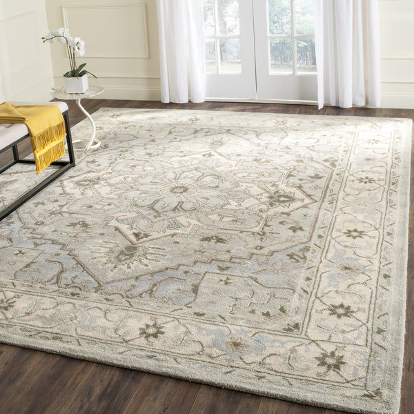 Heritage Hand Tufted Wool Rug - Luxurious Indian Craftsmanship for Elegant Home Décor and Comfort