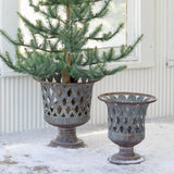 Woven Metal Classic Urn - Set of 2