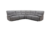 Parker House Parker Living Gladiator - Cobalt 6 Piece Modular Power Reclining Sectional with Power Adjustable Headrests Cobalt 60% Polyester, 40% PU (W) MGLA-PACKA(H)-CBL