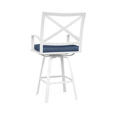 Bristol Swivel Counter Stool in Spectrum Indigo w/ Self Welt SW501-7C-48080 Sunset West