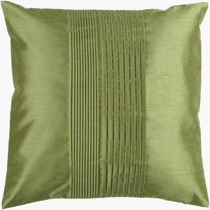 Livabliss Solid Pleated Polyester Throw Pillow with Dimensional Texture for Sofa or Bed HH013-1818