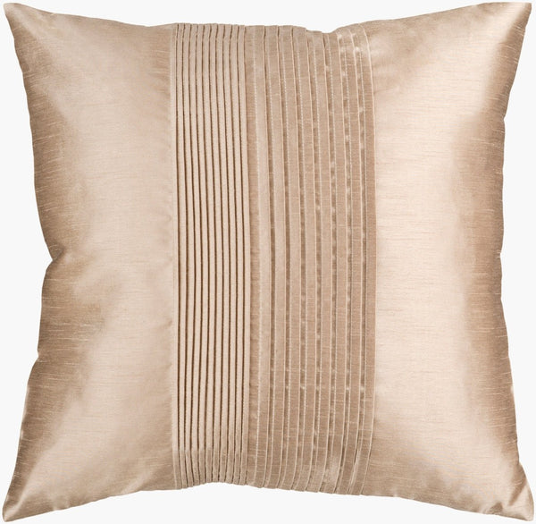 Livabliss Solid Pleated Polyester Accent Pillow Structured Texture for Living Room or Bedroom HH019-1818