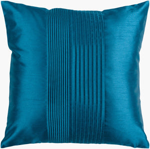 Livabliss Solid Pleated Polyester Accent Pillow Textured Square Cushion for Sofa or Chair HH024-2222