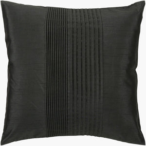 Livabliss Solid Pleated Polyester Accent Pillow Structured Texture for Sofa or Armchair HH027-1818