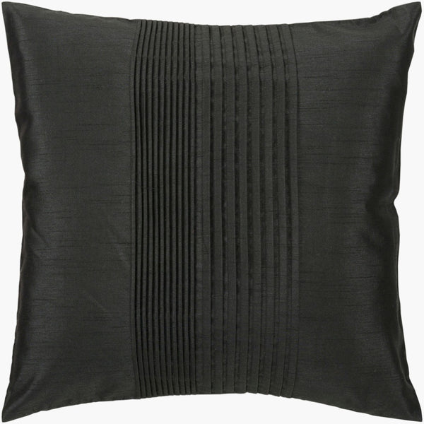 Livabliss Solid Pleated Polyester Accent Pillow Structured Texture for Sofa or Armchair HH027-1818