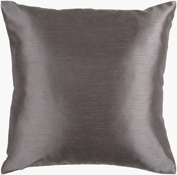 Surya Solid Luxe Pillow Kit - 20"X20" Decorative Covers & Inserts For Timeless Home Comfort & Style Gray Polyester,Polyester Hh034-2222