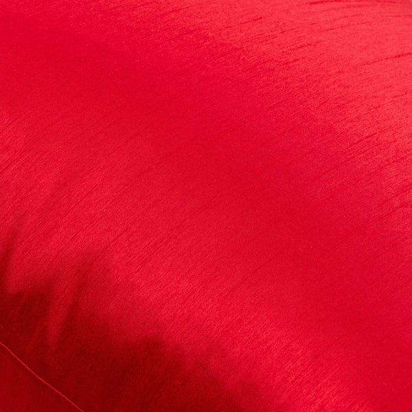 Surya Solid Luxe Pillow Kit - 20"X20" Decorative Covers & Inserts For Timeless Home Comfort & Style Red Polyester,Polyester Hh035-2222d