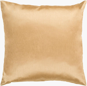 Surya Solid Luxe Pillow Kit - 20"X20" Decorative Covers & Inserts For Timeless Home Comfort & Style Beige Polyester,Polyester Hh038-1818d