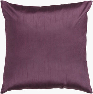 Surya Solid Luxe Pillow Kit - 20"X20" Decorative Covers & Inserts For Timeless Home Comfort & Style Purple Polyester,Polyester Hh039-2222d