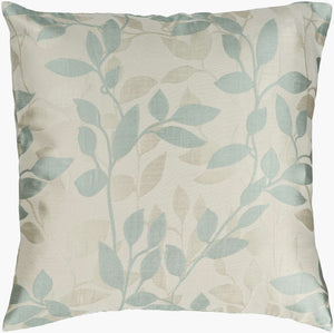 Surya Wind Chime Luxurious 18"L X 18"W Accent Pillow - Plush, Stylish, Easy Care For Your Home Decor! Ivory Polyester,Polyester Hh057-1818d