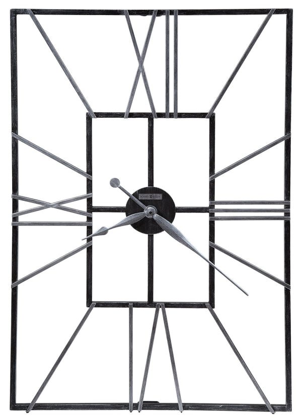 Hekman Furniture 625593 Oversized Park Slope Wall Clock - Bold Iron Design With Aged Roman Numerals For Modern Spaces Metal Park Slope Wall Clock 625593