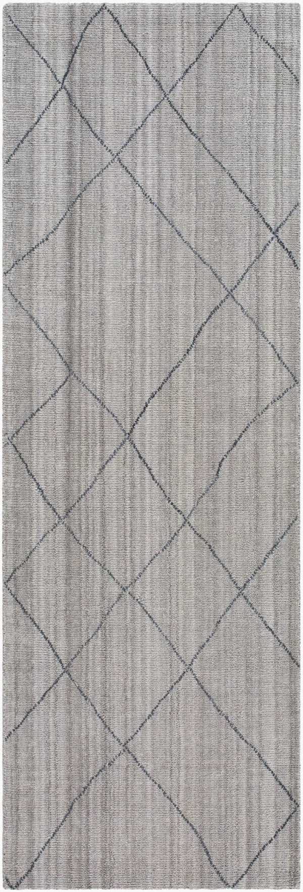 Surya Highland Handmade 2' X 3' Area Rug - Eco-friendly, Hand-loomed, Durable Design For Elegant Spaces Light Gray Recycled Pet Yarn Hhd2300-268