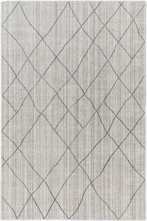 Surya Highland Handmade 2' X 3' Area Rug - Eco-friendly, Hand-loomed, Durable Design For Elegant Spaces Light Gray Recycled Pet Yarn Hhd2300-23