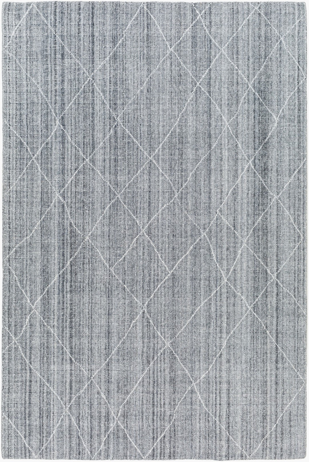 Surya Highland Handmade 2' X 3' Area Rug - Eco-friendly, Hand-loomed, Durable Design For Elegant Spaces Silver Gray Recycled Pet Yarn Hhd2301-268