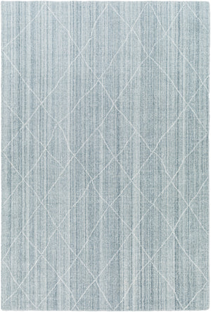 Highland HHD-2302 9' x 12' Handmade Rug HHD2302-912  Ice Blue, Denim, Pale Blue Surya