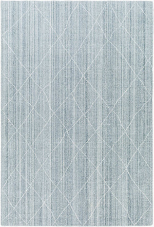 Surya Highland Handmade 2' X 3' Area Rug - Eco-friendly, Hand-loomed, Durable Design For Elegant Spaces Ice Blue Recycled Pet Yarn Hhd2302-23