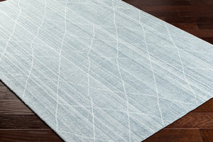 Highland HHD-2302 9' x 12' Handmade Rug HHD2302-912  Ice Blue, Denim, Pale Blue Surya