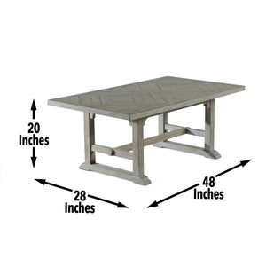 English Elm Steve Silver - Whitford - 3 Piece Table Set (End & Coffee Tables) - Gray