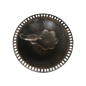 English Elm Christopher Knight Home® - Outdoor Aluminum and Iron Bird Bath Antique Bronze Finish — Rust‑Proof Cast Aluminum Basin, Cast Iron Base, Handcrafted Detail, 33.5" Height 64411.00COP