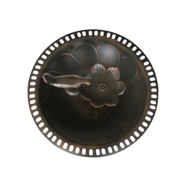 English Elm Christopher Knight Home® - Outdoor Aluminum and Iron Bird Bath Antique Bronze Finish — Rust‑Proof Cast Aluminum Basin, Cast Iron Base, Handcrafted Detail, 33.5" Height 64411.00COP