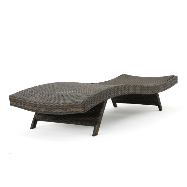 English Elm Christopher Knight Home® - Salem Pe Wicker Chaise Lounge Set – Durable Outdoor Loungers, Fully Assembled, Weather-Resistant Design 52005.00MCAMP2