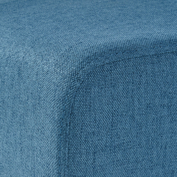 English Elm Pertica Upholstered Dining Chair Set of 2 with T-stitch Detail for Modern 38541.00BLU