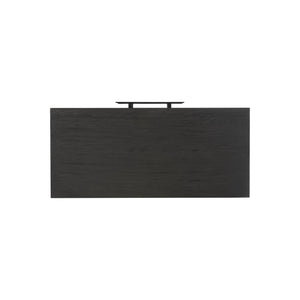 Bernhardt Bernhardt Keali Nightstand With Ebonized Pine Finish, Cast-Aluminum Pulls, Two Soft-Glide Drawers 309234