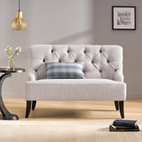 Christopher Knight Home® - Noble House - Nicole Contemporary Tufted Fabric Settee