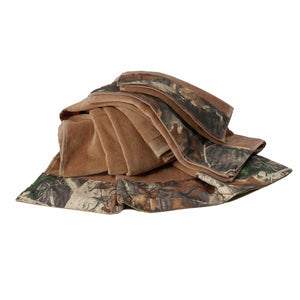 Hiend Accents Camo Fingertip Towel – Luxuriously Soft Cotton With Stylish Oak Camouflage For Your Hunting Decor Brown 95% Cotton,5% Polyester Tc1001ft-01-mc