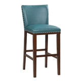 Steve Silver Tiffany KD Bar Chair Peacock, Set of 2 TF650BCPC