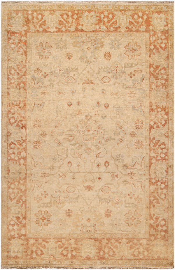 Surya Hillcrest Hand Made Rug 2' X 3' - Durable New Zealand Wool, Unique Design For Timeless Elegance Rust Nz Wool Hil9007-23