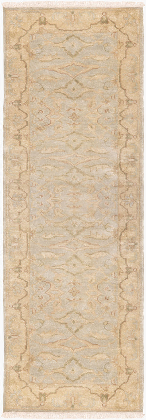 Surya Hillcrest Hand Made Rug 2' X 3' - Durable New Zealand Wool, Unique Design For Timeless Elegance Wheat Nz Wool,Viscose Hil9010-268