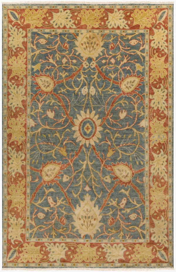 Surya Hillcrest Hand Made Rug 2' X 3' - Durable New Zealand Wool, Unique Design For Timeless Elegance Sage Nz Wool Hil9016-3656