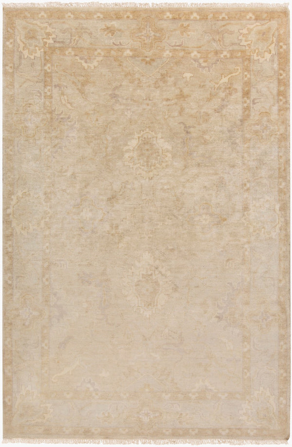 Surya Hillcrest Hand Made Rug 2' X 3' - Durable New Zealand Wool, Unique Design For Timeless Elegance Light Beige Nz Wool Hil9018-5686