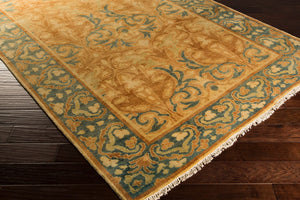 Surya Hillcrest Hand Made Rug 2' X 3' - Durable New Zealand Wool, Unique Design For Timeless Elegance Sage Nz Wool Hil9019-5686