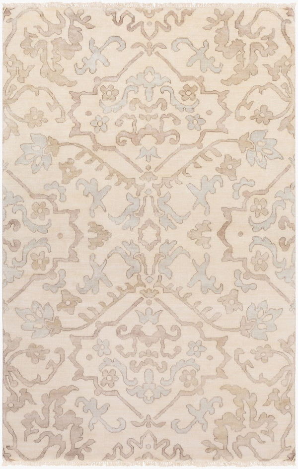 Surya Hillcrest Hand Made Rug 2' X 3' - Durable New Zealand Wool, Unique Design For Timeless Elegance Light Gray Nz Wool Hil9040-3656
