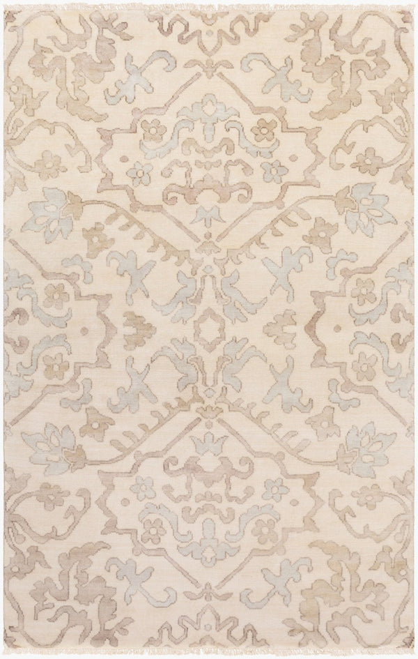 Surya Hillcrest Hand-knotted New Zealand Wool Accent Rug with Fringe Transitional Style HIL9040-23