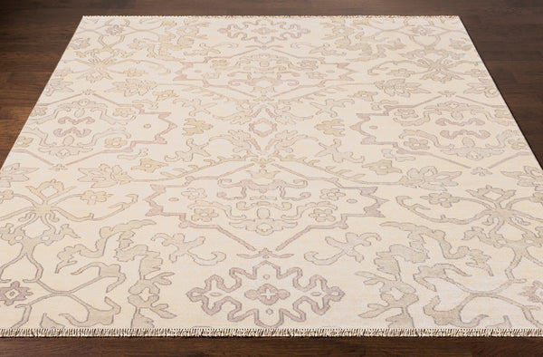 Surya Hillcrest Hand-knotted New Zealand Wool Accent Rug with Fringe Transitional Style HIL9040-23