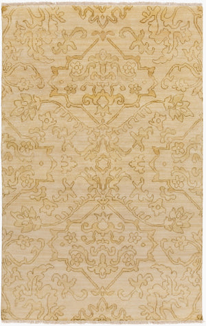 Surya Hillcrest Hand Made Rug 2' X 3' - Durable New Zealand Wool, Unique Design For Timeless Elegance Tan Nz Wool Hil9041-3656