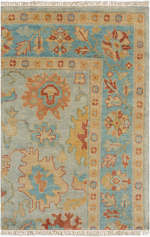 Surya Hillcrest Hand Made Rug 2' X 3' - Durable New Zealand Wool, Unique Design For Timeless Elegance Sage Nz Wool,Viscose Hil9045-23