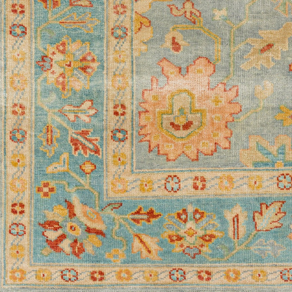 Surya Hillcrest Hand Made Rug 2' X 3' - Durable New Zealand Wool, Unique Design For Timeless Elegance Sage Nz Wool,Viscose Hil9045-23