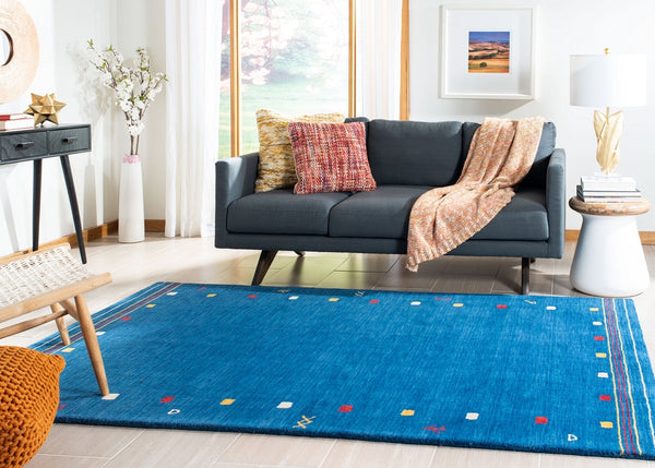 Safavieh Himalaya 563 Hand Loomed Contemporary Rug Blue HIM563M-9