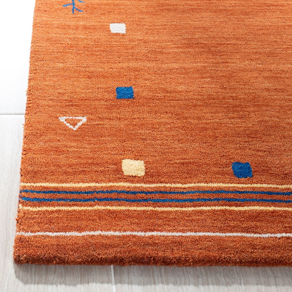 Safavieh Himalaya 563 Hand Loomed Contemporary Rug Rust HIM563P-9