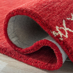 Safavieh Himalaya 596 Hand Loomed Contemporary Rug Red HIM596Q-9