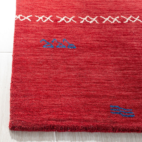 Safavieh Himalaya 596 Hand Loomed Contemporary Rug Red HIM596Q-9