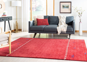 Safavieh Himalaya 596 Hand Loomed Contemporary Rug Red HIM596Q-9