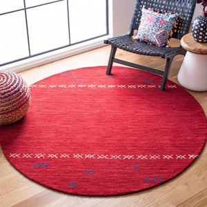 Safavieh Himalaya 596 Hand Loomed Contemporary Rug Red HIM596Q-9