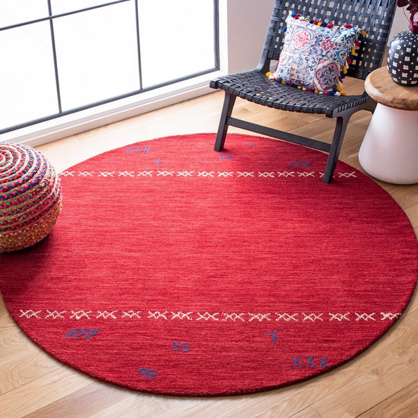Safavieh Himalaya 596 Hand Loomed Contemporary Rug Red HIM596Q-9