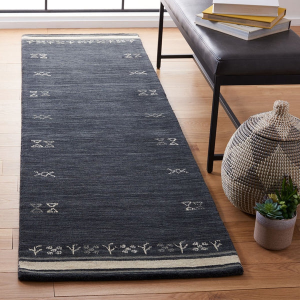 Safavieh Himalaya 597 HIM597 Hand Loomed Contemporary Rug Charcoal HIM597H-214